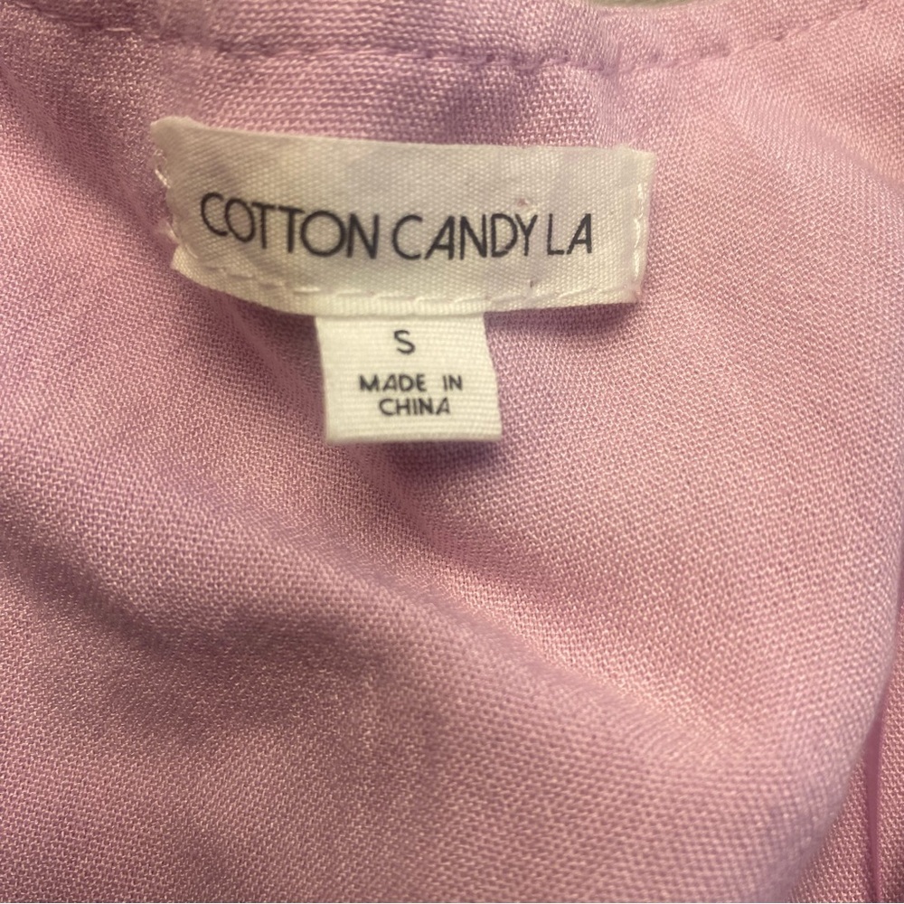 Lavender Satin Flutter Sleeve Robe - Picture 5 of 11